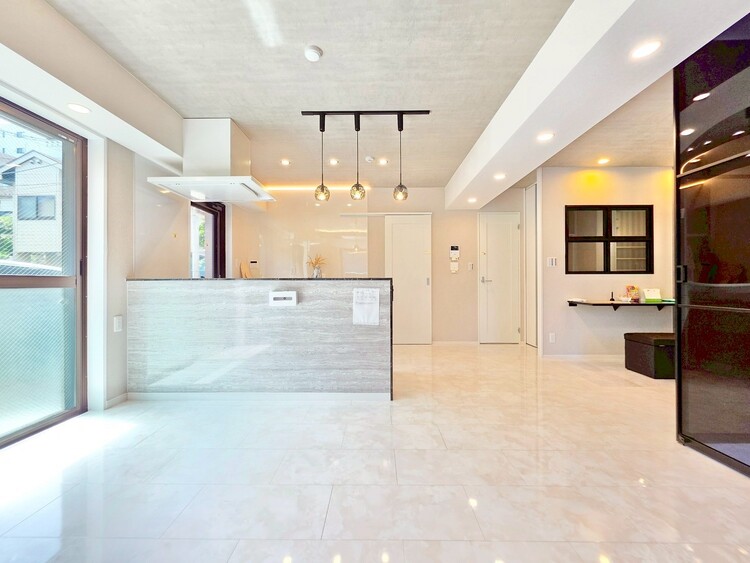 居間 ひとつひとつの空間に宿した機能性、そして美意識。