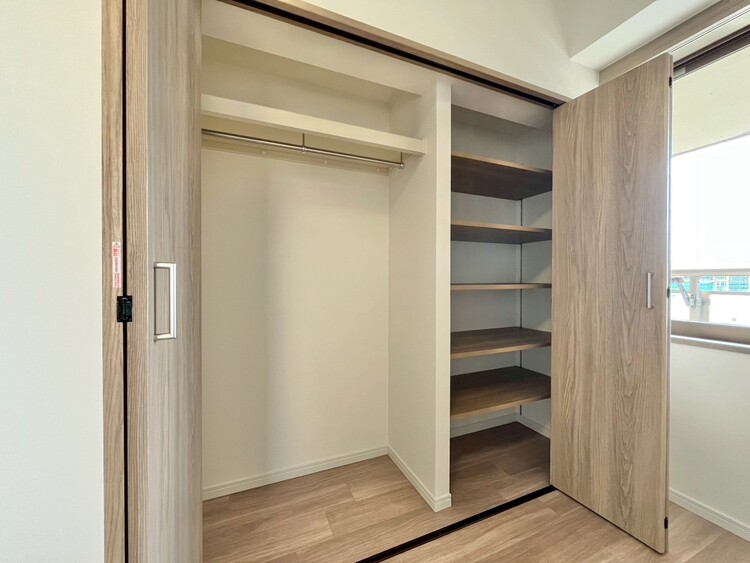 収納 居室にはクローゼットがあり、荷物もスッキリ収納して快適にお過ごしいただけます。