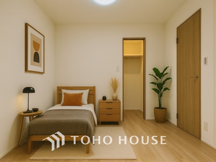 内装 ＊配置してある家具や小物はCGによるイメージ画像です【ROOM】感性を育むプライベートルームはシンプルでスマートな空間。好みの空間で読書をしたり、音楽を聞いたりと一人の時間も充実したものにできます。