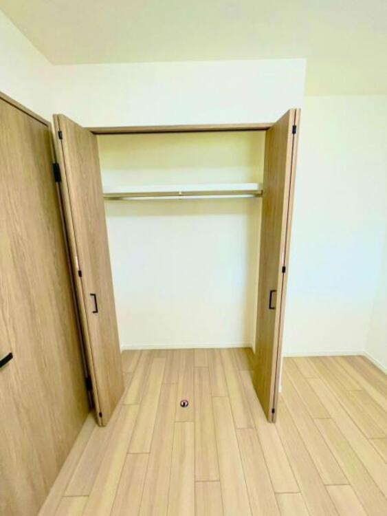 収納 独立性を高めたお部屋。たっぷりの収納も配備しており、片付いた空間を実現出来そう。
