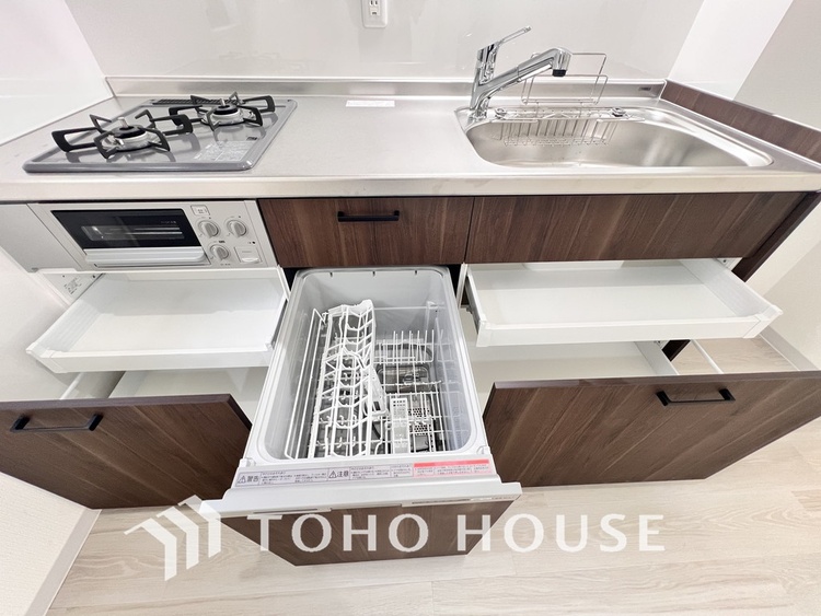 その他 ビルトイン式食洗機を完備した、機能性に優れたシステムキッチン