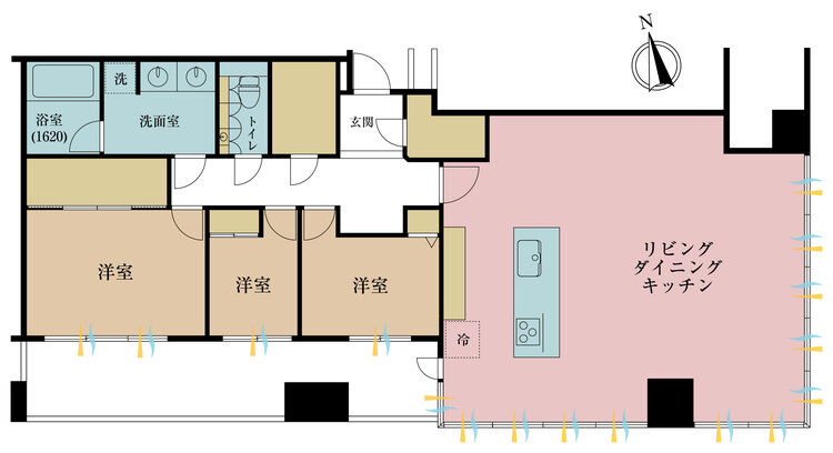 その他 3LDK、専有面積118.81m2