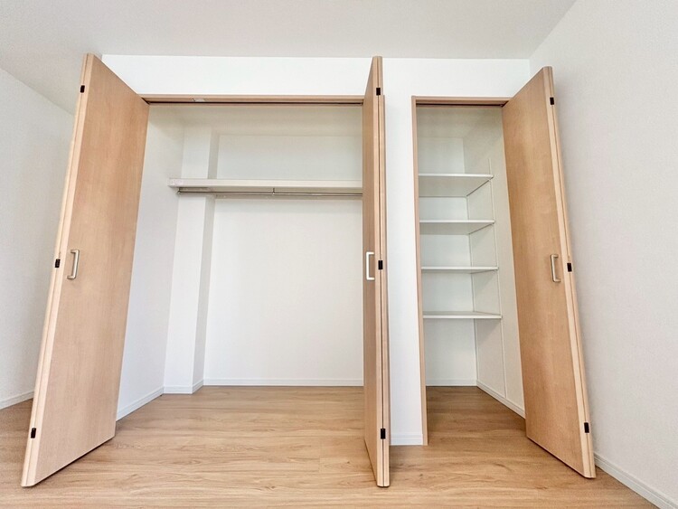 収納 居室にはクローゼットがあり、荷物もスッキリ収納して快適にお過ごしいただけます。