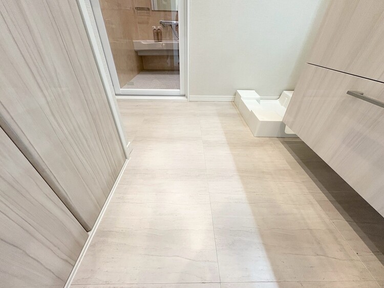 その他 十分な広さの脱衣所。