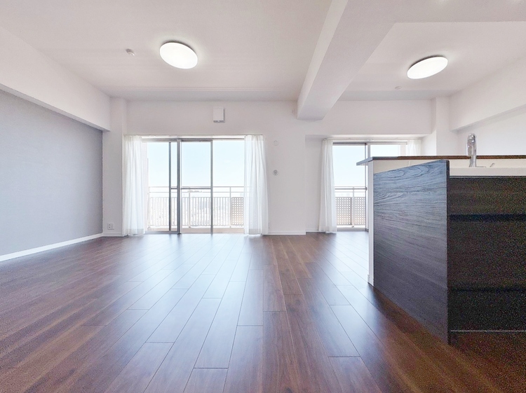 居間 豊かな居住性と、安心感を満たすクオリティが見事に調和した住空間。