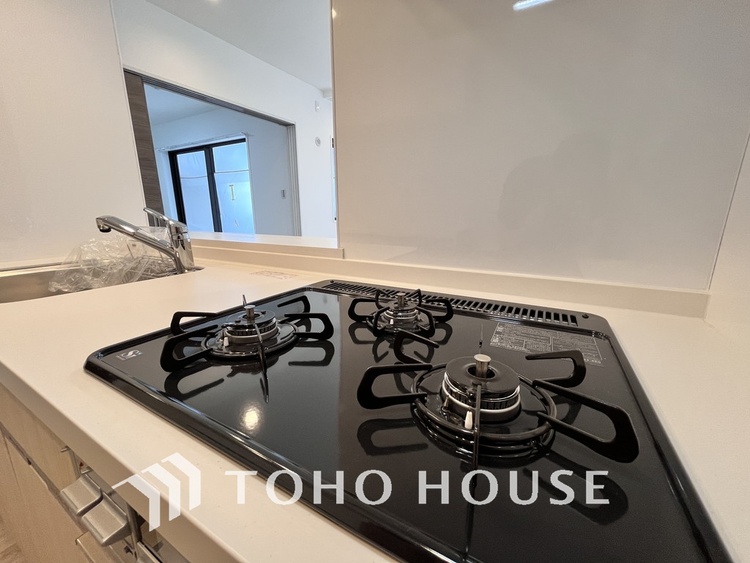 その他 3口ガスコンロでお料理のスピードもUP。効率よくお料理できますね