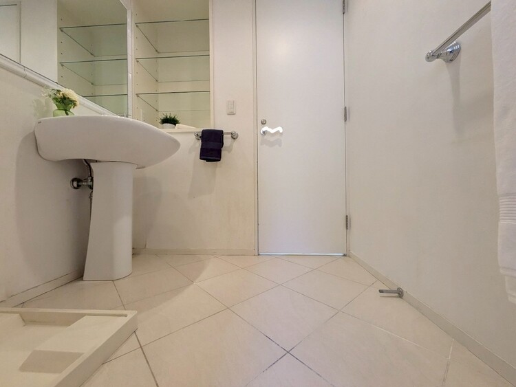 その他 十分な広さの脱衣所。