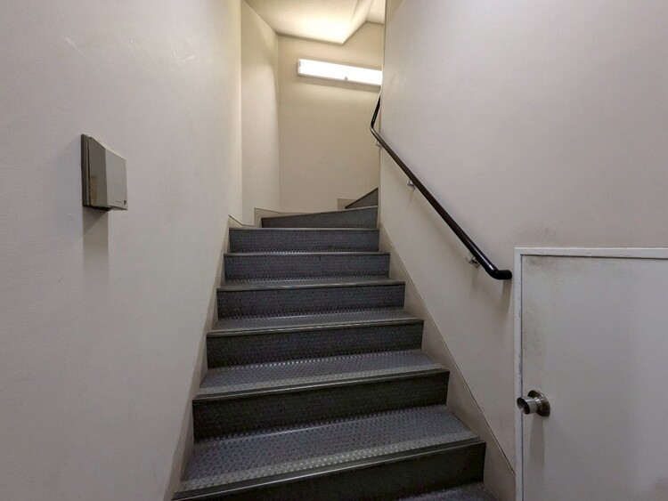 その他 共用部の階段です。明るく清潔に管理されています。
