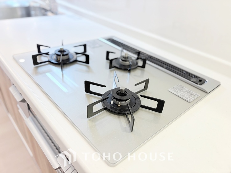 キッチン 【KITCHEN】◆家族のおはよう◆の声を笑顔で迎えてあげられるシステムキッチン。朝ごはんが楽しみでちょっと早起きしたくなるんです。