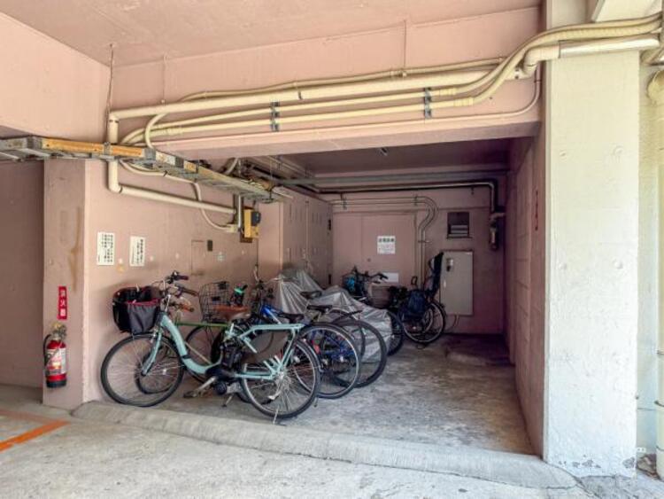 その他 敷地内に設けられた駐輪スペース。