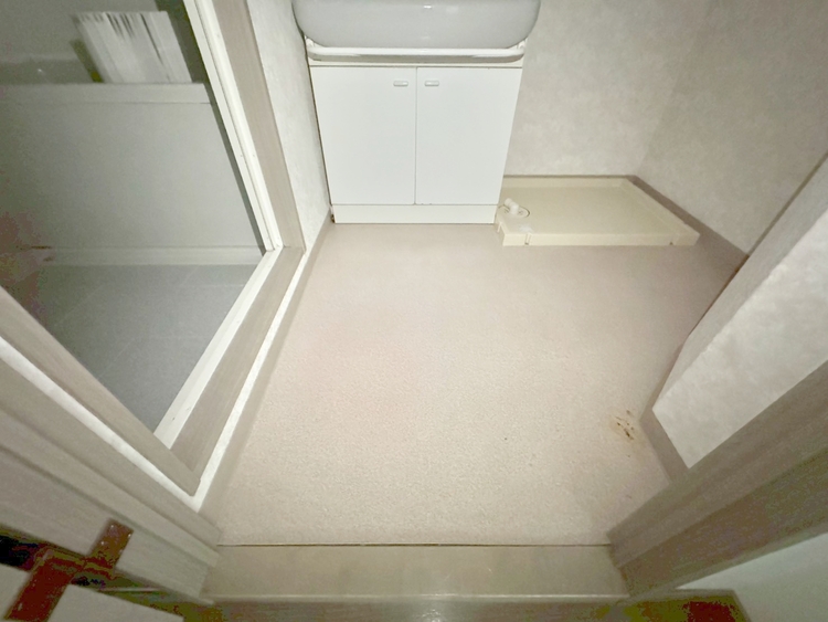 その他 十分な広さの脱衣所。