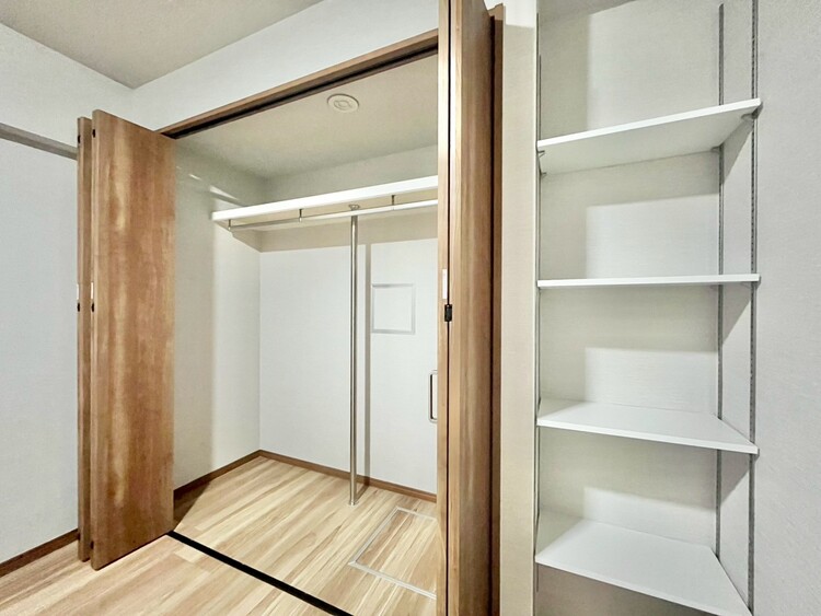 収納 居室にはクローゼットがあり、荷物もスッキリ収納して快適にお過ごしいただけます。