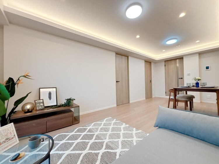 居間 ひとつひとつの空間に宿した機能性、そして美意識。