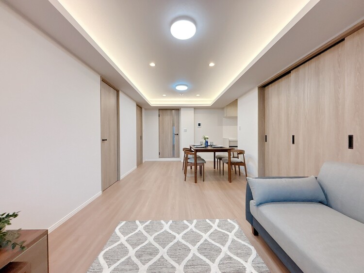 居間 過ごす時間が、たくさんの思い出として紡がれていく場所。