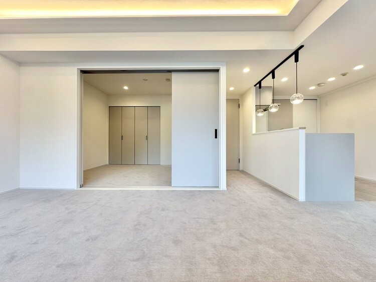 居間 ひとつひとつの空間に宿した機能性、そして美意識。