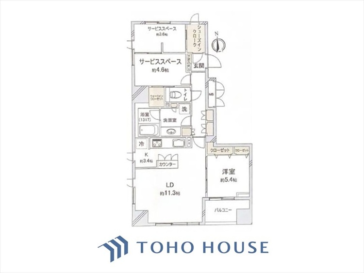 間取り ◆居心地のいい暮らし◆には欠かせない眩い採光。ゆったりとした幅の窓からこの空間に降り注ぐ採光が絶えない。明るいリビングこそ居心地のいい暮らしが待っているのだと思う。