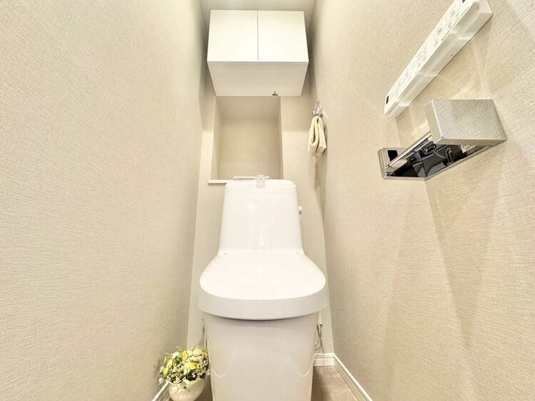 トイレ 暮らしの中のさりげないひとときの快適さにも、こだわりを、持って設備を配しております。