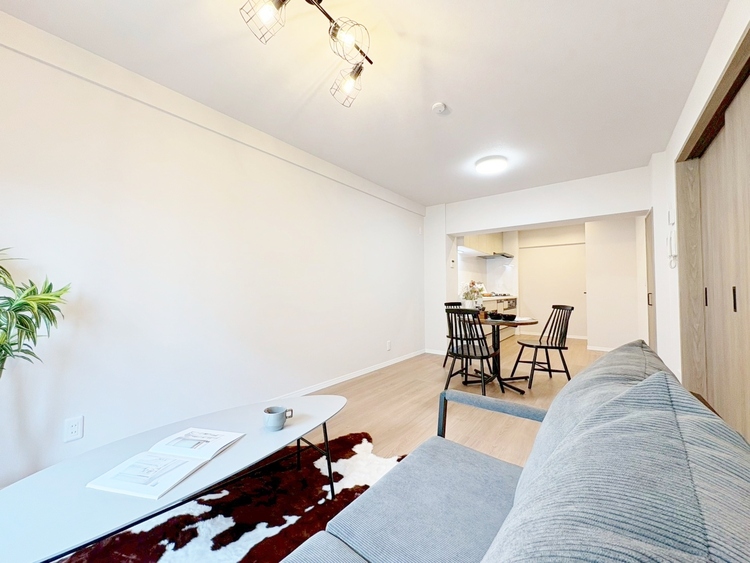 居間 豊かな居住性と、安心感を満たすクオリティが見事に調和した住空間。