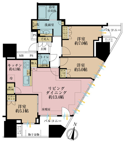プラウドタワー東池袋ステーションアリーナの物件画像