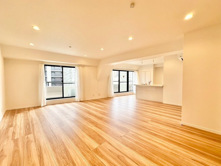 居間 充実した生活は伸びやかな居室空間から始まります。