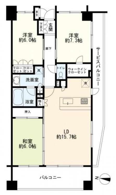 間取り ３ＬＤＫ