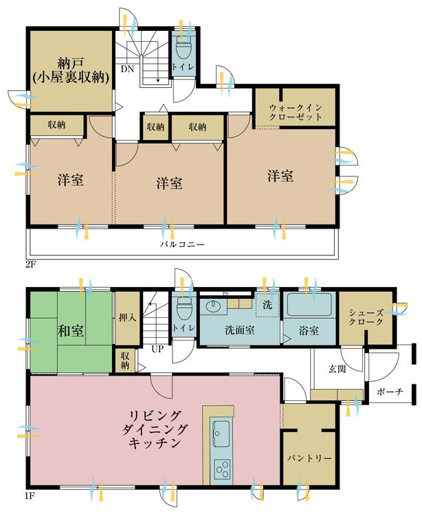 間取り ４ＳＬＤＫ、土地面積１５８．２１平米、建物面積１２４．１４平米