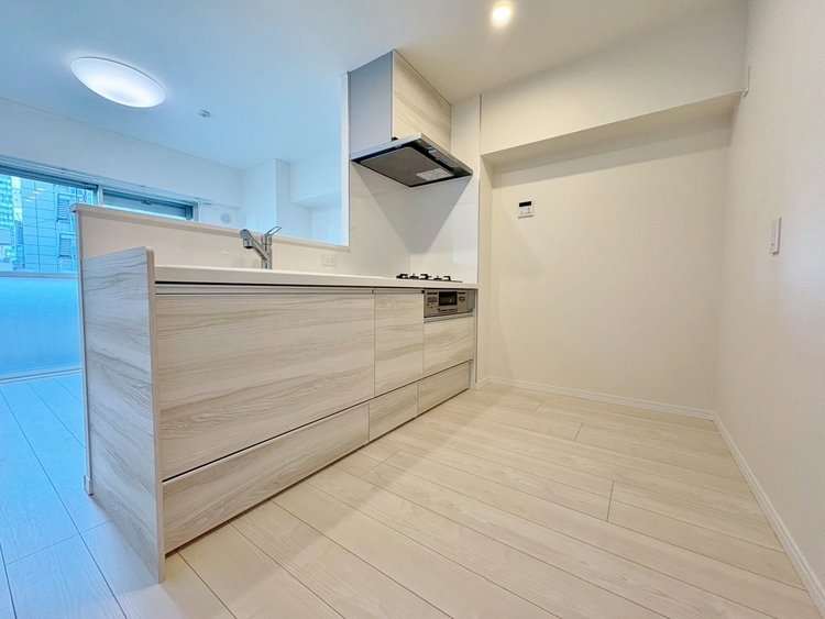 キッチン 洗練されたスタイリッシュなデザイン性と使いやすさを備えた仕様。