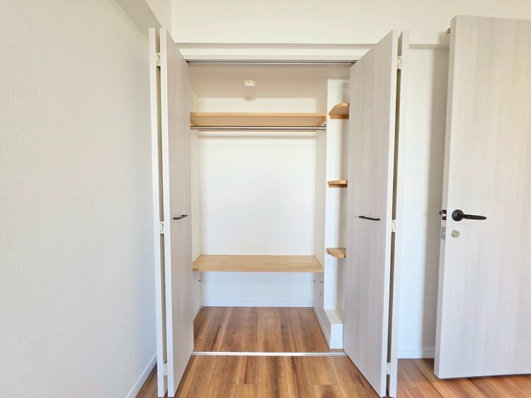収納 居室にはクローゼットがあり、荷物もスッキリ収納して快適にお過ごしいただけます。