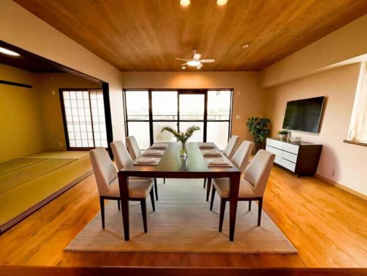 居間 本画像はCGで作成しております。実際に現地に家具は置かれておりません。また、価格に家具は含まれておりません。