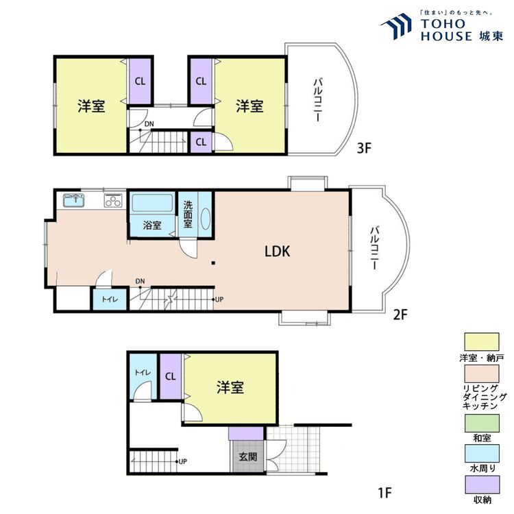 間取り ３ＬＤＫ、土地面積８４．２０平米、建物面積１０１．２５平米
