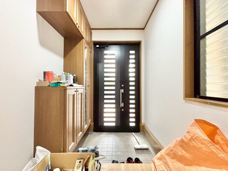 玄関 シューズボックスを完備した玄関です。