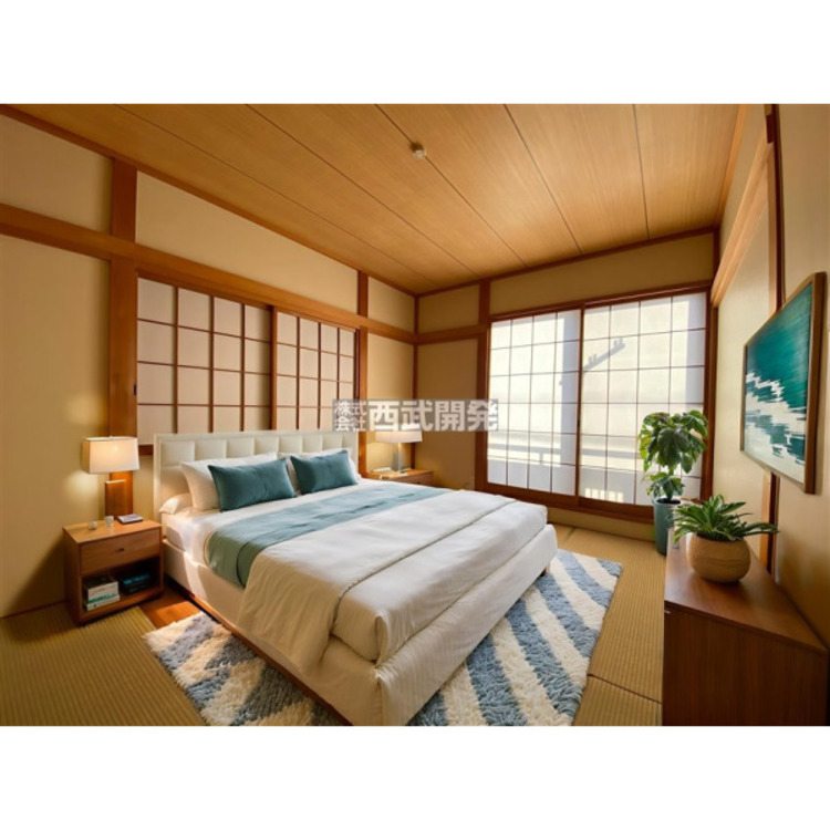 内装 【配置してある家具や小物はCGによるイメージです。】２階和室６帖