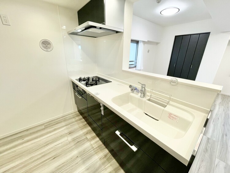 キッチン 使いやすくスタイリッシュなキッチン空間になっております。