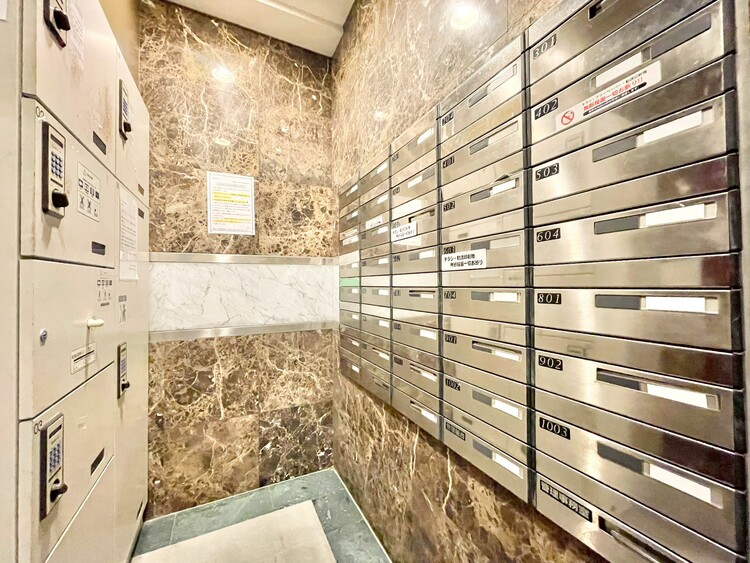 設備 郵便受けも、きちんと管理されています。