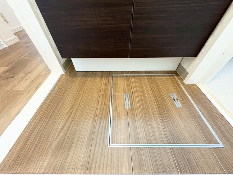 その他 十分な広さの脱衣所。