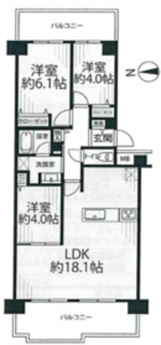 ベルパークシティK棟の物件画像