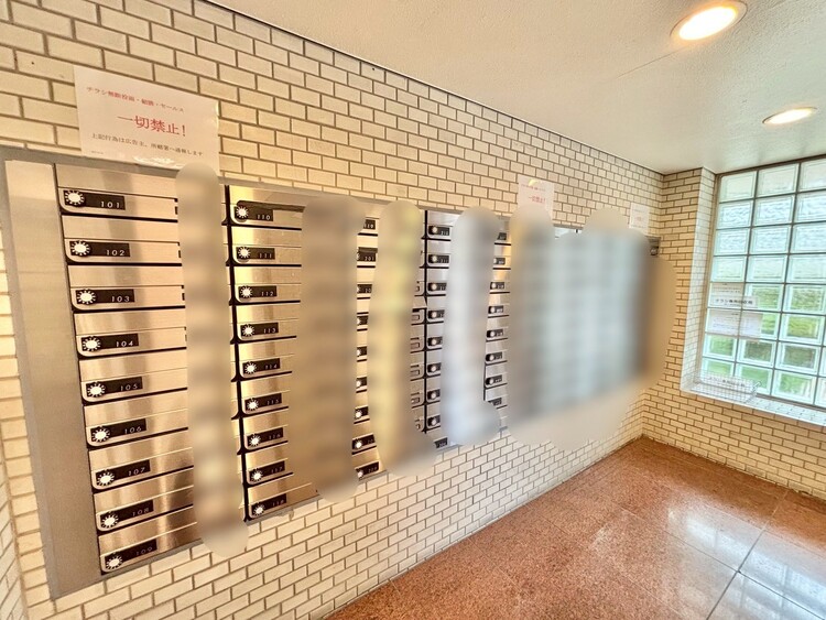 設備 郵便物を受け取るための郵便受けも、きちんと管理されています。