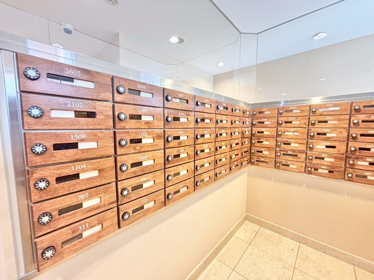 設備 郵便物を受け取るための郵便受けも、きちんと管理されています。