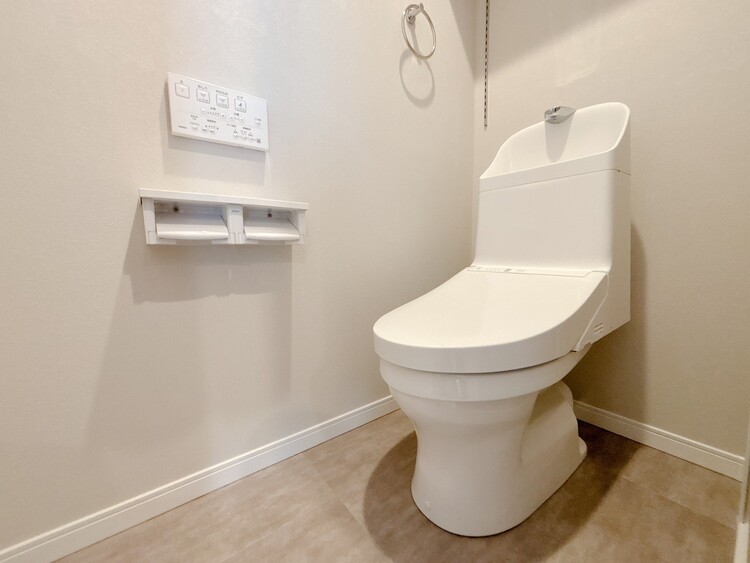 トイレ 暮らしの中のさりげないひとときの快適さにも、こだわりを、持って設備を配しております。