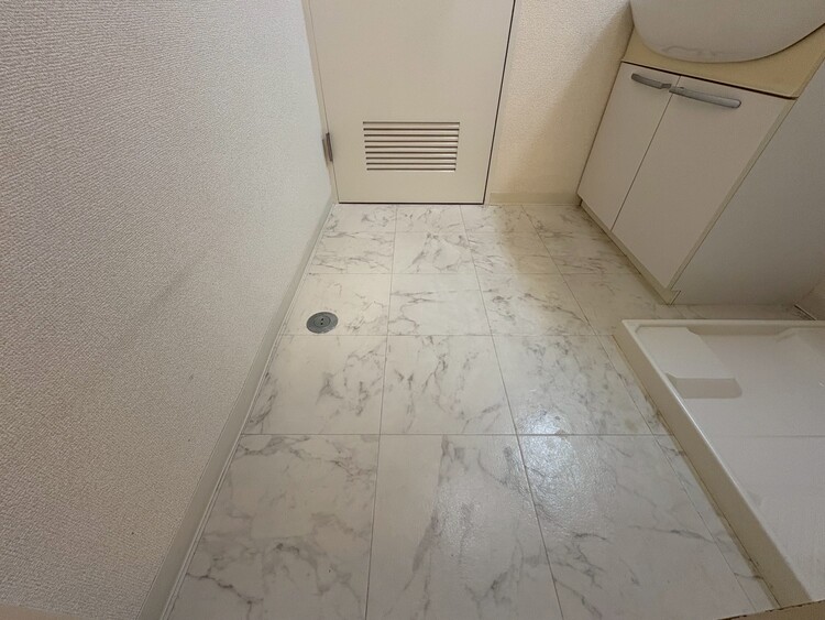 その他 十分な広さの脱衣所。