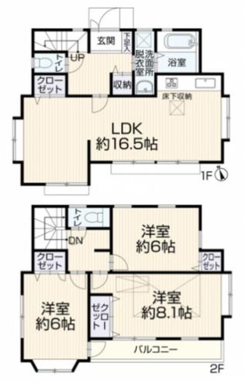 間取り LDK16帖以上！心地よいゆとりのある全居室6帖以上、上質な居住体験。
