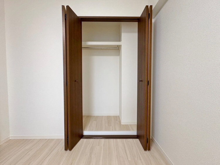 収納 居室にはクローゼットがあり、荷物もスッキリ収納して快適にお過ごしいただけます。