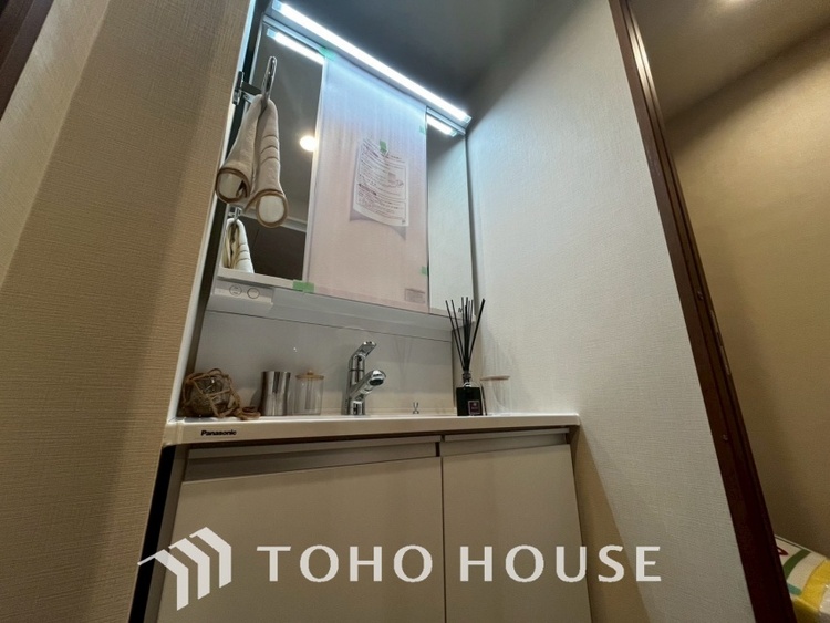 洗面 ここに集まる家族の会話と笑顔が絶え間なく続く幸せな空間。