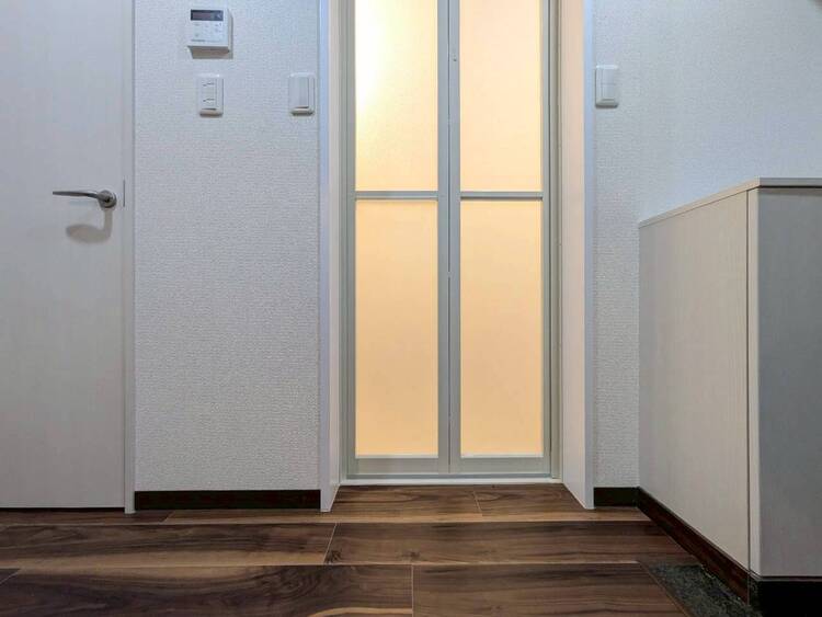 その他 十分な広さの脱衣所。