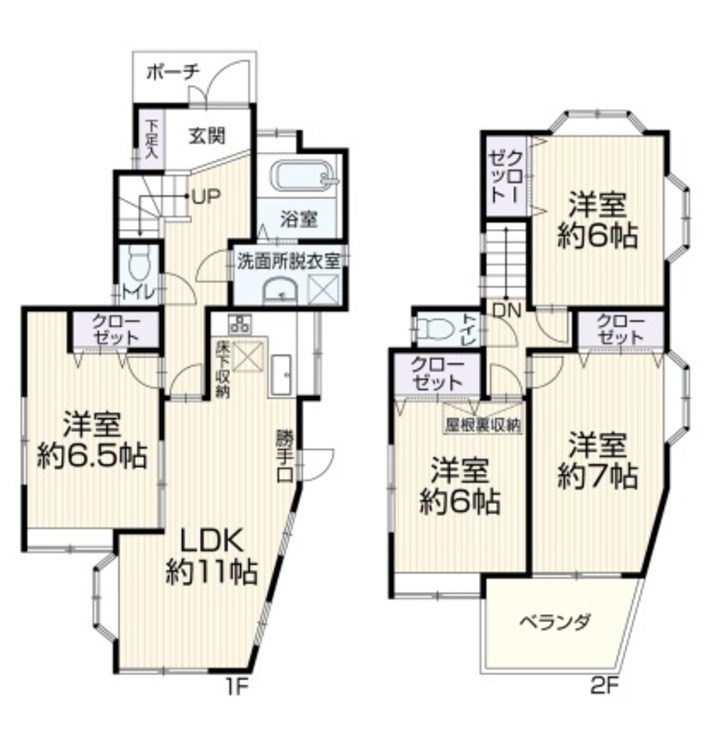 間取り 動線の良い間取りは住む人の使いやすさを考えた設計です！計算されたゆとりとひかりが空間を演出！！永く住むを念頭に日々変化していくライフスタイルにも対応できるように思いやりのつまった間取りです！