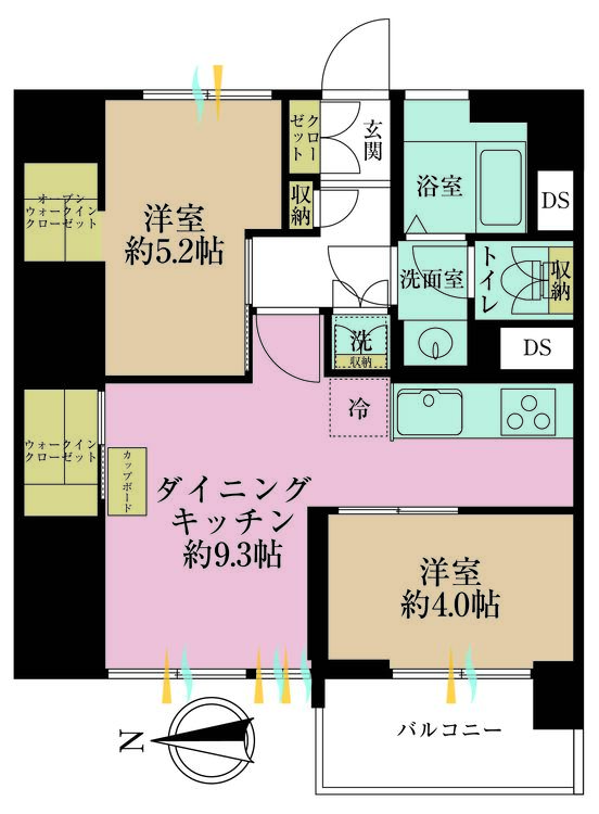 その他 2DK、専有面積49.85m2