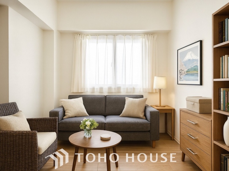 内装 【LIVING】◆陽光◆が差し込む。※家具の配置にはCGによる加工を施しております。