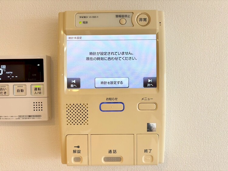 その他 誰が来てもわかる様にモニター付きインターホンを設置。