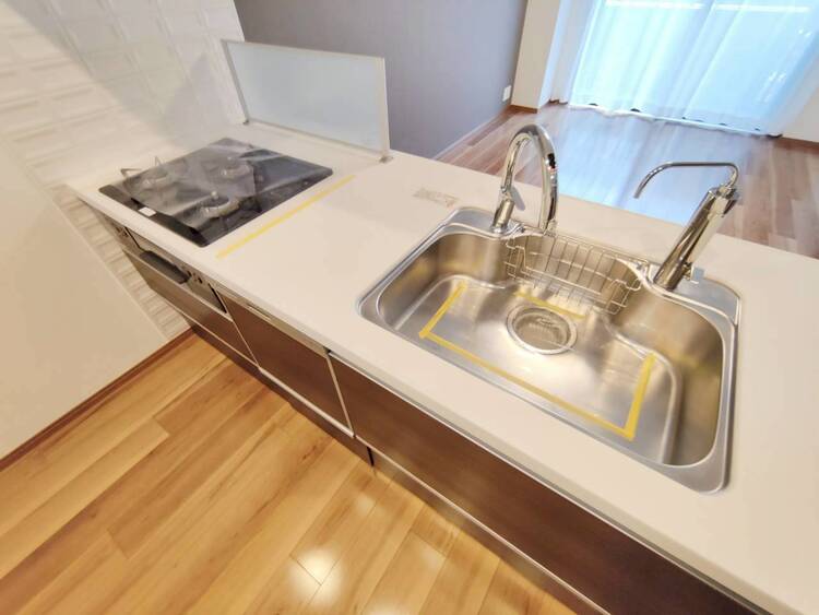 キッチン 使いやすくスタイリッシュなキッチン空間になっております。