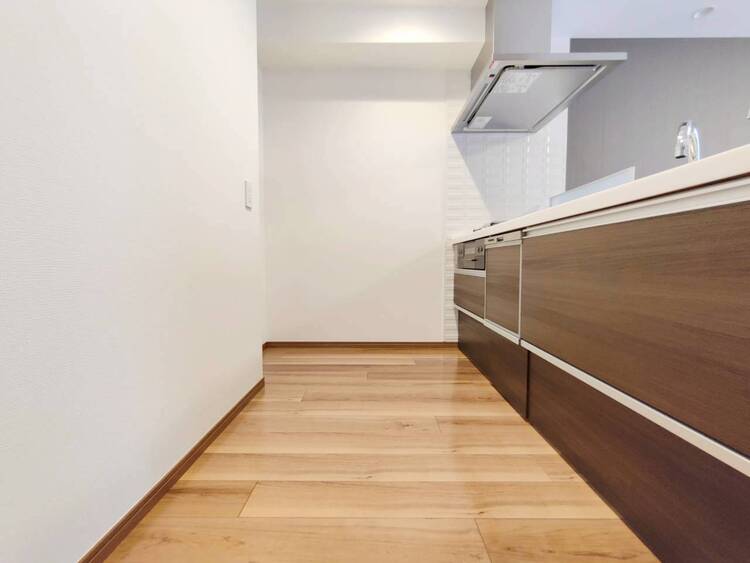 キッチン 開放感のあるキッチンスペース。調理をしながら、会話も弾みそうですね。